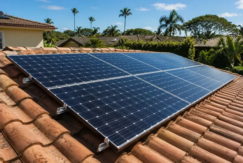 Installation de panneaux solaires aux Deux Alpes